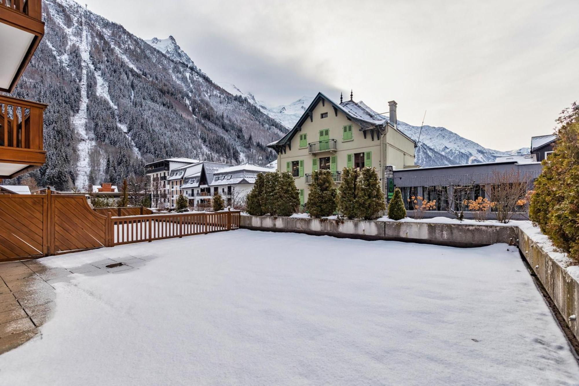 Duplex Aiguille Du Midi Large Terrasse - Happy Rentals Chamonix Exterior foto
